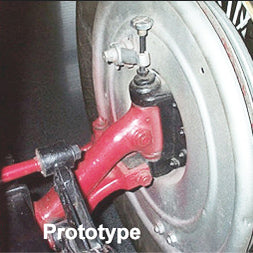 Alfa Steering and Front Brake Assembly (including Axle)