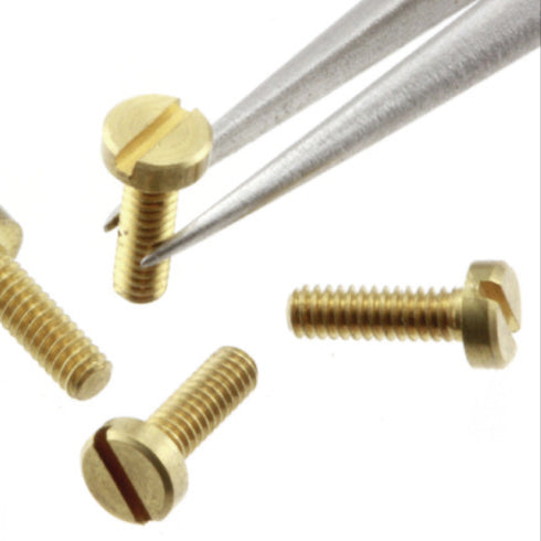 Slot Head Bolt  1.2mm x 4mm Brass