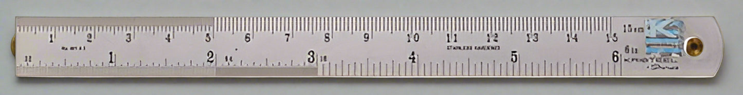 Ruler  Steel 6 Inch