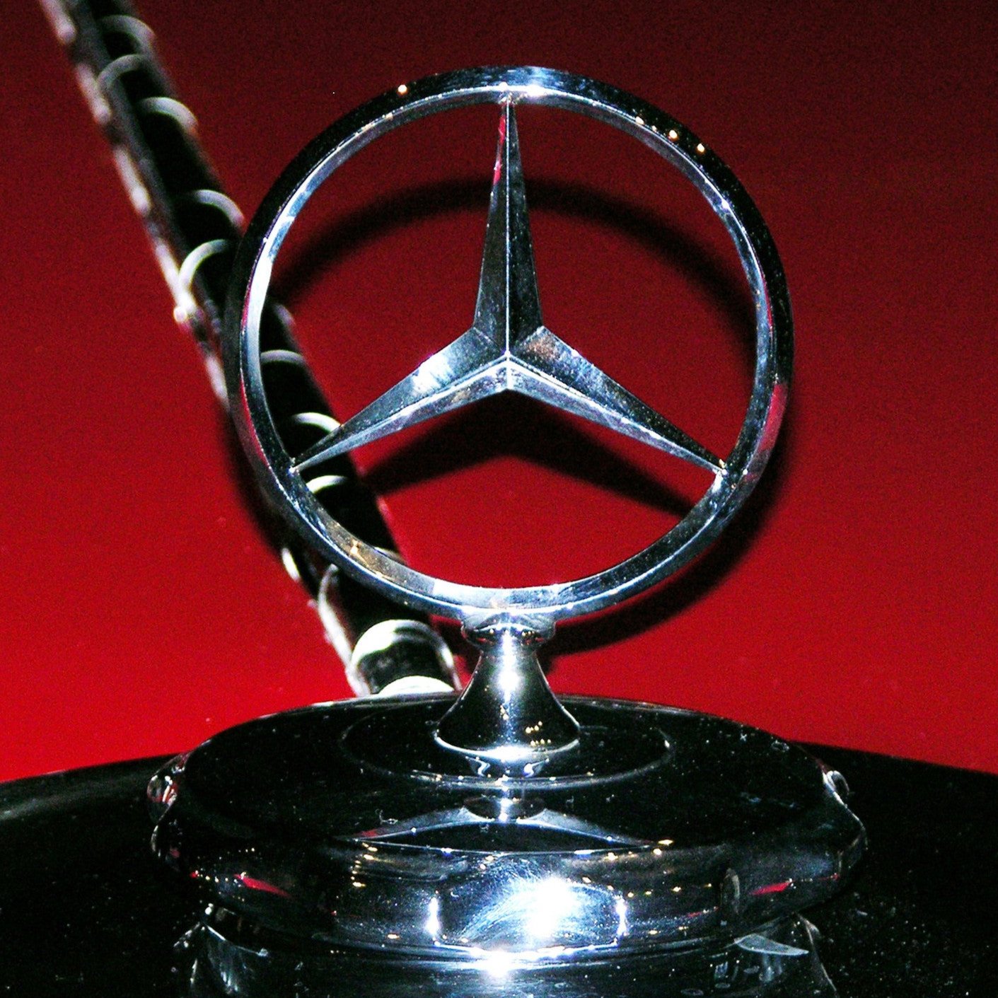 Mercedes Radiator Cap Sterling Silver