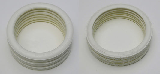 Fiat White Tires (For Wooden Wheel Kit)