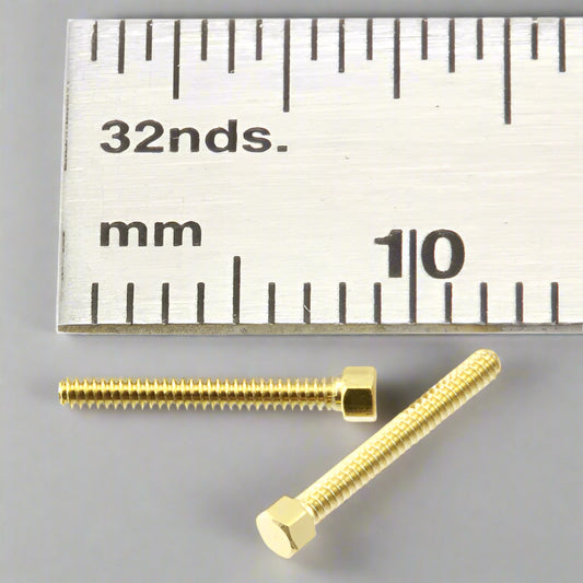 Hex Bolt  1.0mm x 8mm Brass