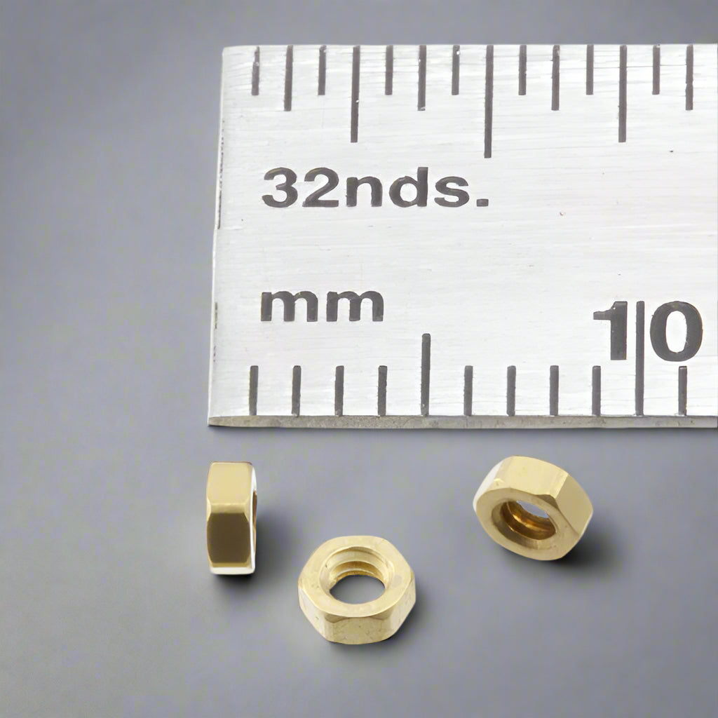 Hex Nut   1.6mm Brass