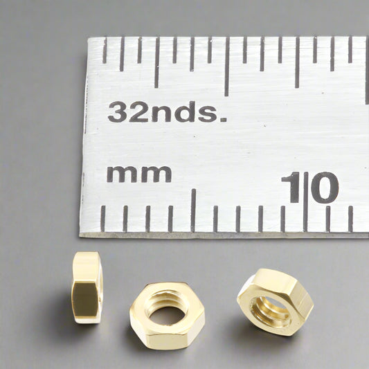 Hex Nut  2.0 mm Brass