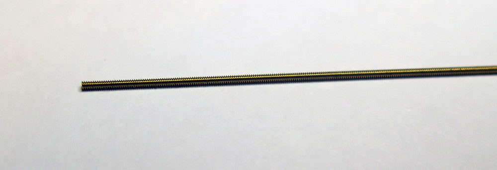 Threaded Rod 1.0mm x 120mm Brass