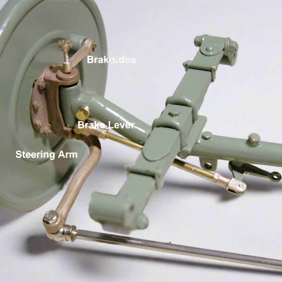 Alfa Steering and Front Brake Assembly (including Axle)