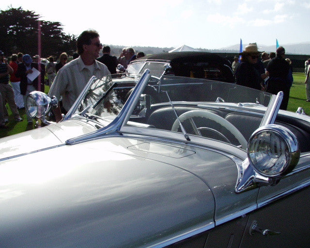 Mercedes Windshield Posts with Spotlights