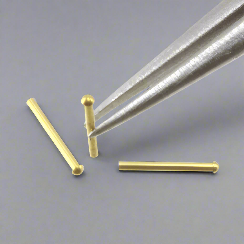 Rivet  0.4mm Head Diameter Brass