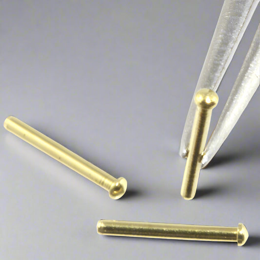 Rivet  0.5mm Head Diameter Brass